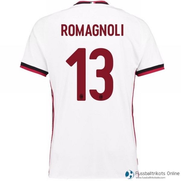 AC Milan Trikot Auswarts Romagnoli 2017-18 Fussballtrikots Günstig